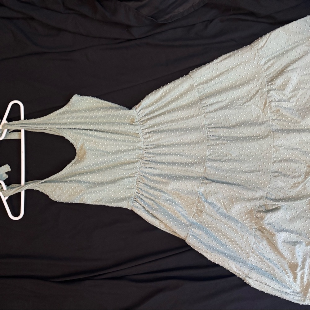 Light Blue/Green Spaghetti Strap Dress